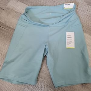Light blue biker shorts